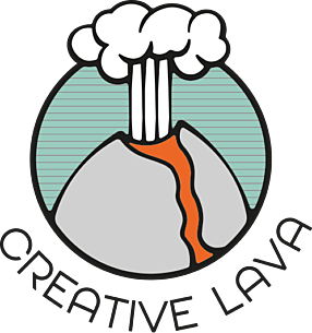 Creative lava logo
