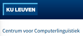 KU Leuven Centrum voor Computerlinguïstiek